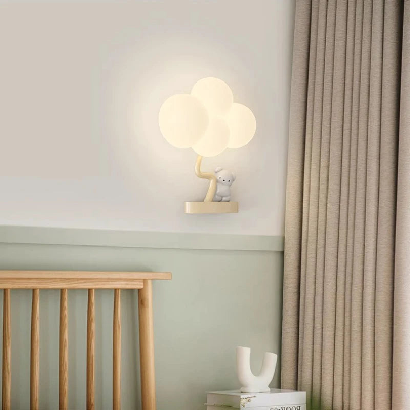 lampe nuage mignonne pour chambre d'enfant animaux et princesses - vue 5 sur 8
