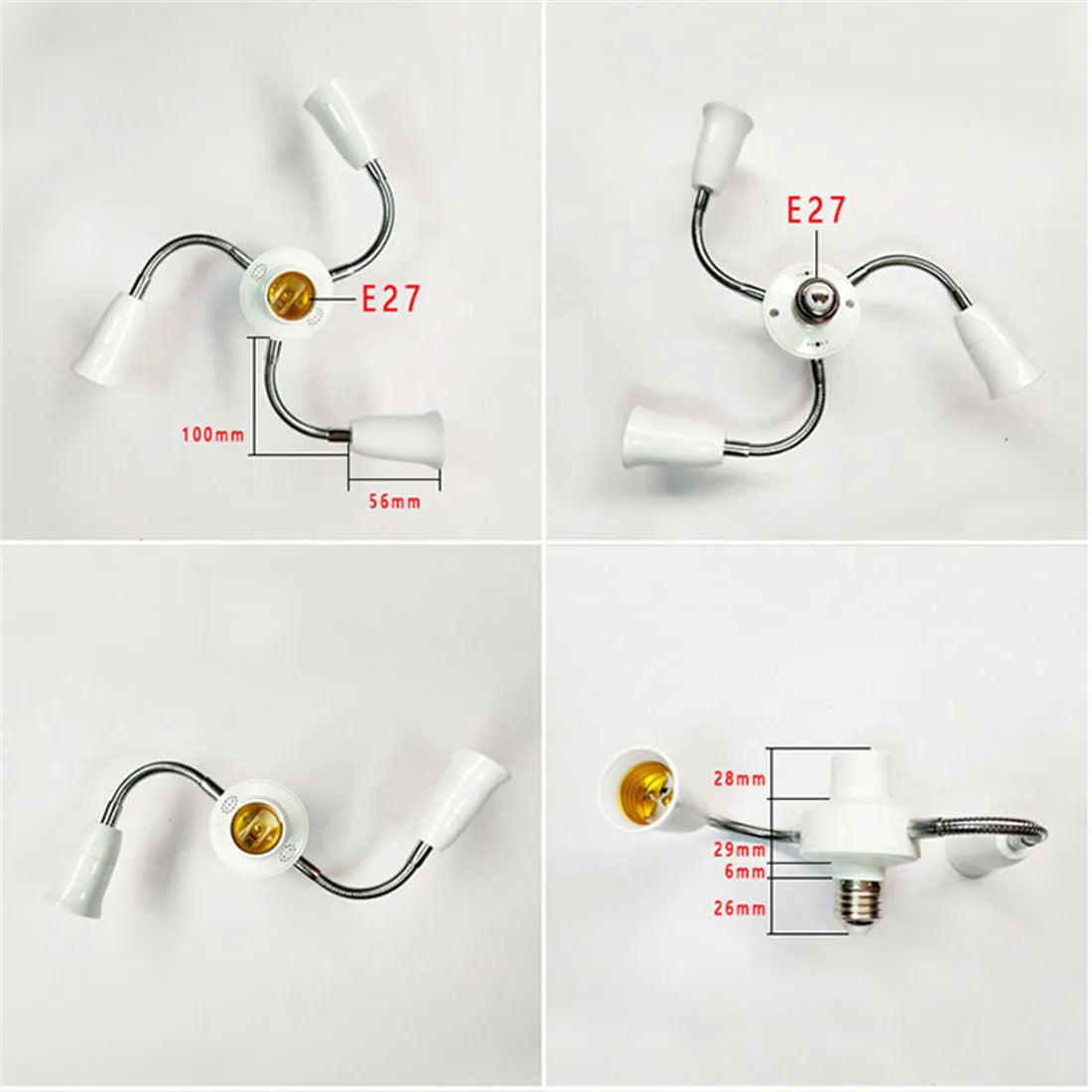 Plafonnier à spots ajustable avec adaptateur multi-voies - vue 4 sur 11