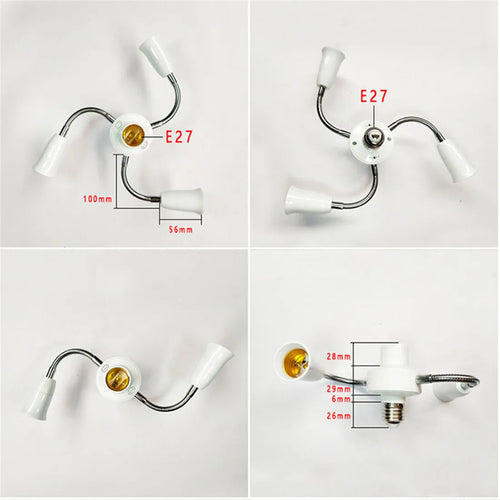 Plafonnier à spots ajustable avec adaptateur multi-voies - vue 5 sur 11