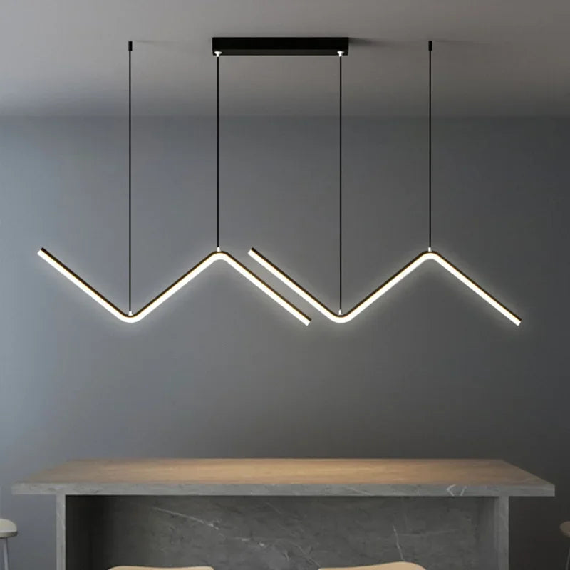 suspension moderne à led pour intérieur décoratif élégant - vue 4 sur 12
