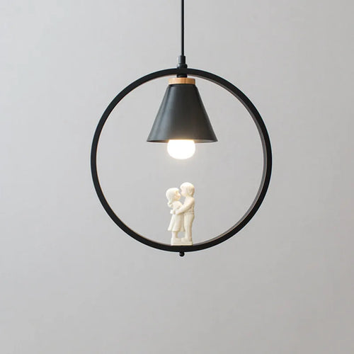 lampe à oiseaux nordique moderne en fer pour décoration intérieure - vue 16 sur 16