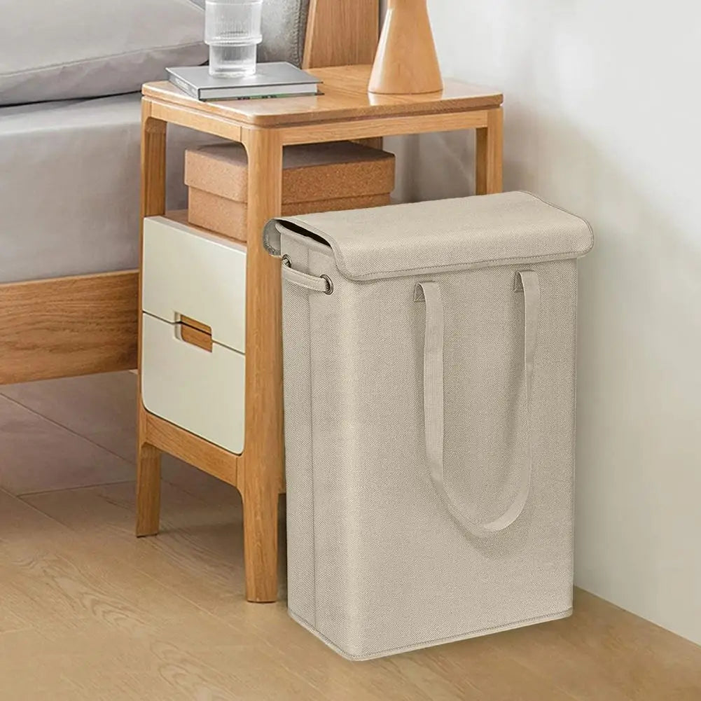 panier à linge pliable suspendu grande capacité peu encombrant - vue 9 sur 9