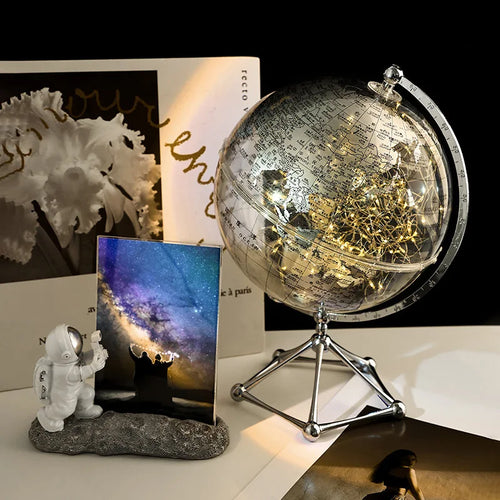 décoration globe terrestre lumineux pour apprentissage moderne éducatif - vue 3 sur 9