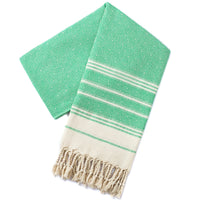 serviette de plage coton jacquard losanges seche rapide