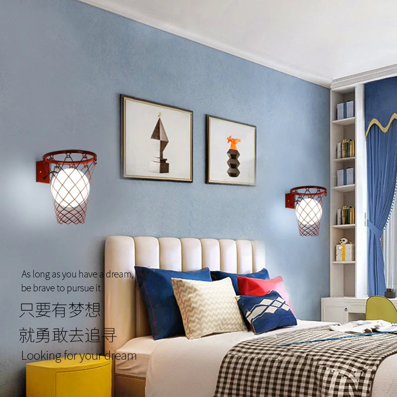 applique murale moderne pour enfants en verre LED - vue 7 sur 8