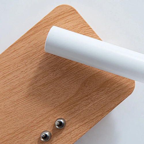 applique murale led en bois massif simple lampe décorative d'étude à haricots magiques - vue 6 sur 12