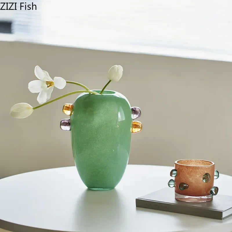 vase en verre créatif pour décoration et arrangement floral - vue 4 sur 10