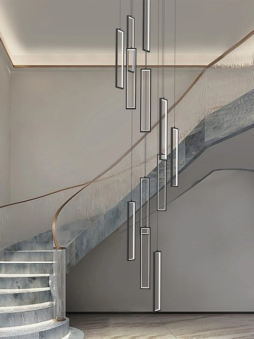 lustre suspendu moderne style loft pour intérieur élégant - vue 3 sur 14