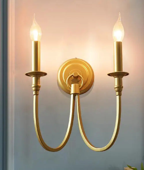 applique murale vintage en imitation cuivre pour intérieur élégant - vue 9 sur 8