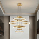 lustre suspendu en acrylique éclairage à led moderne