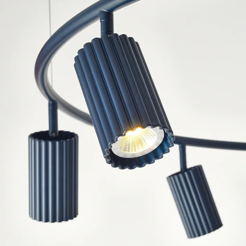 lustre nordique moderne suspendu direction réglable pour éclairage intérieur - vue 6 sur 10