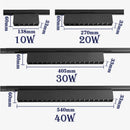 plafonnier cree led rail éclairage pour magasins et intérieurs modernes