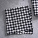 Serviette de table coton motif vichy style campagne