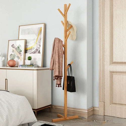 porte-manteau en bois massif design moderne et pratique - vue 4 sur 20