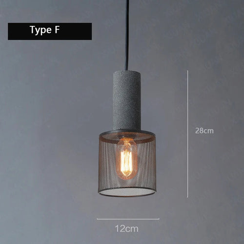 Loft Suspension lampes fer forgé led Vintage Salle à manger - vue 13 sur 12