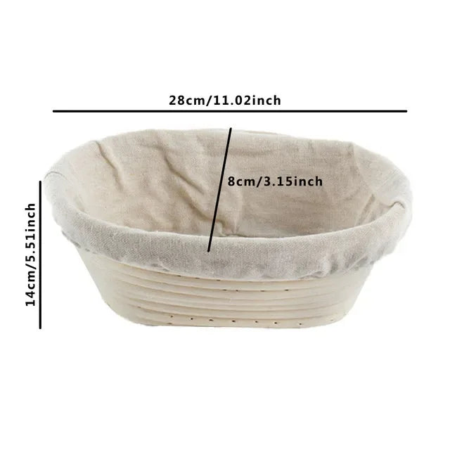 corbeille à pain en rotin panier pour cuisson et fermentation - vue 14 sur 18