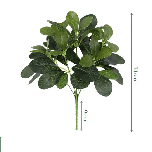 feuilles de bambou artificielles en soie pour décoration élégante - vue 20 sur 32