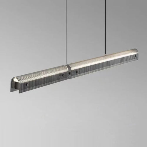 lampes suspendues led en acrylique 3 gradations style minimaliste hauteur réglable - vue 5 sur 8