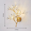 applique murale led luxe en cristal pour décoration intérieure