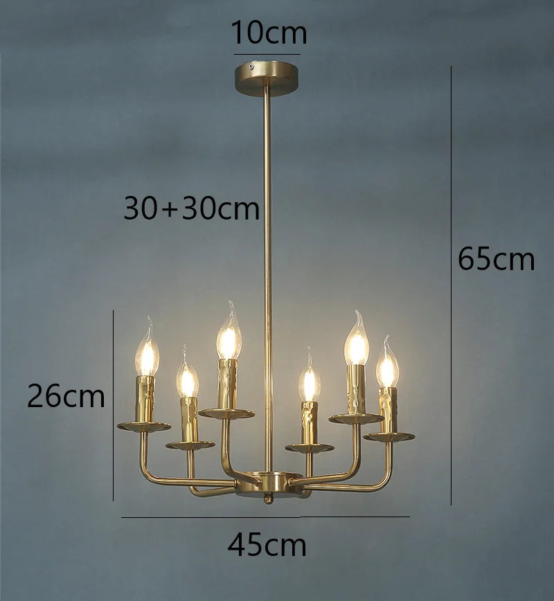 lustre moderne simple en fer avec lumière créative