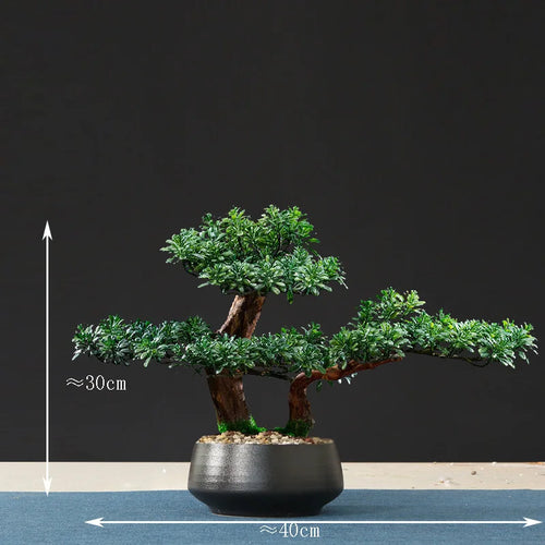 faux arbre bonsaï pour décoration intérieure et aménagement paysager - vue 24 sur 36