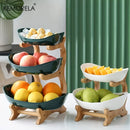assiette à fruits créative moderne pour collations et desserts