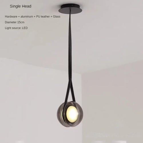 lustre créatif yoyo design nordique en verre pour décoration moderne - vue 10 sur 9
