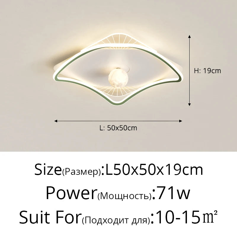plafonnier led moderne et minimaliste pour intérieur décoratif