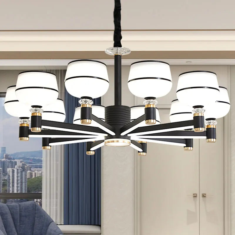 lustre moderne led design nordique pour intérieur élégant - vue 2 sur 28