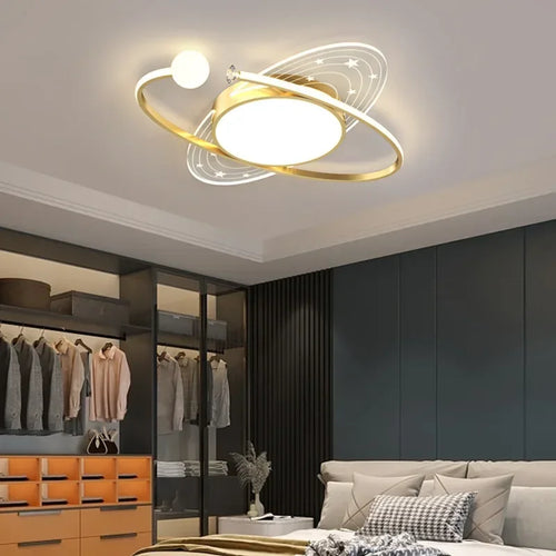 plafonnier nordique moderne avec leds pour décoration maison - vue 3 sur 12