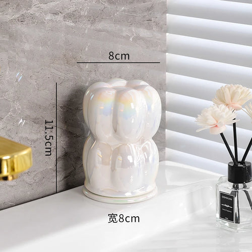 décoration de salle de bain luxe nuages créatifs en céramique - vue 22 sur 22