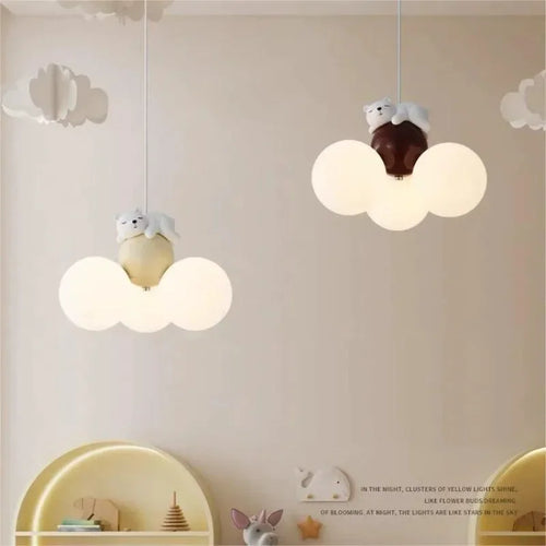 lustre créatif dessin animé ours ballon pour enfants - vue 6 sur 16