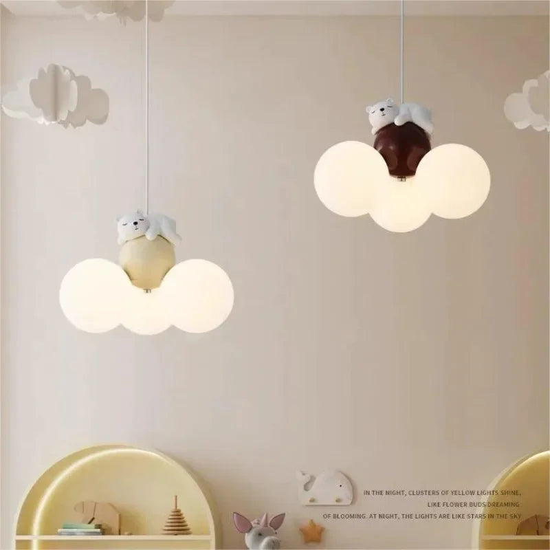 lustre créatif dessin animé ours ballon pour enfants - vue 5 sur 16