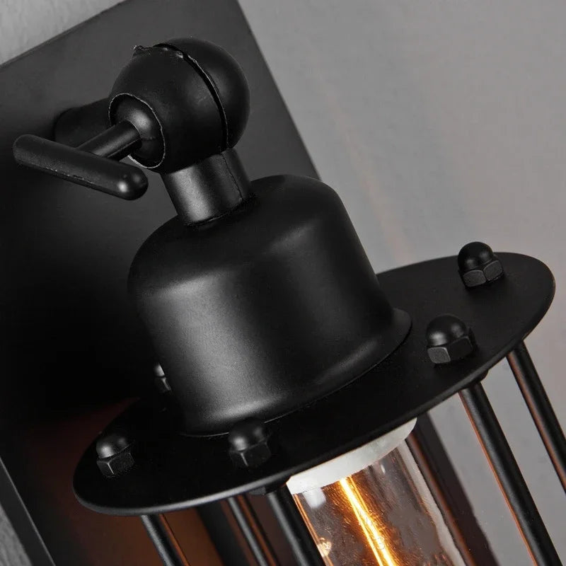 applique murale style industriel rétro led pour décoration intérieure - vue 4 sur 7