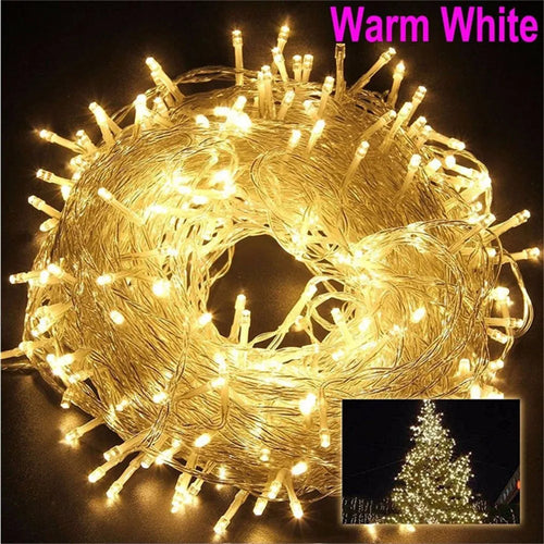 guirlande lumineuse de noël led 8 modes pour fêtes et événements - vue 2 sur 10