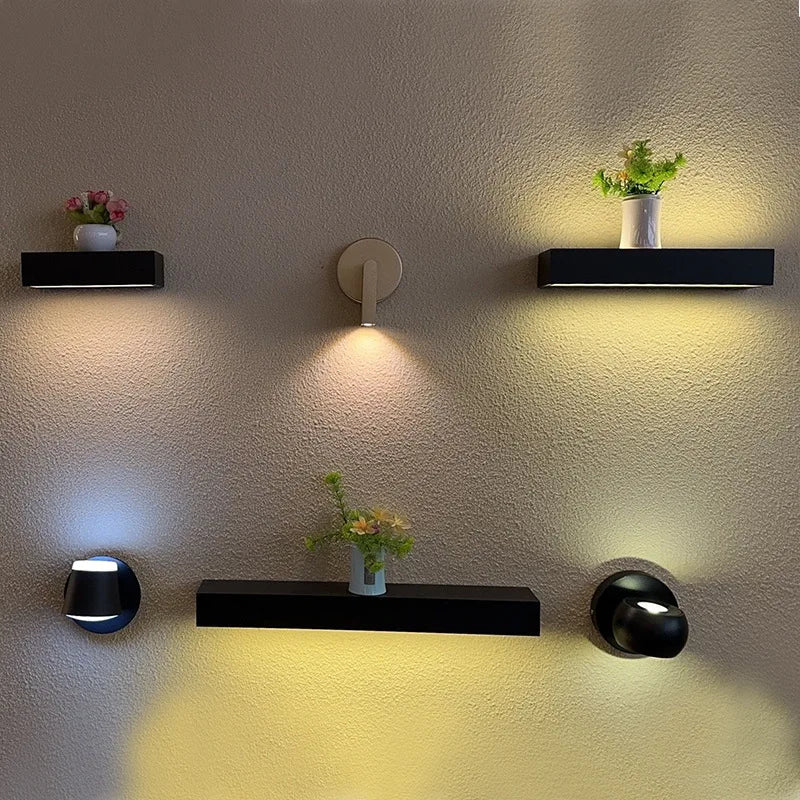 applique murale led imperméable d'extérieur pour jardin et garage - vue 5 sur 12