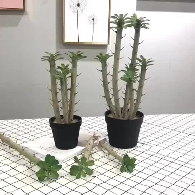 grande plante artificielle en pot pour décoration intérieure et extérieure - vue 2 sur 9
