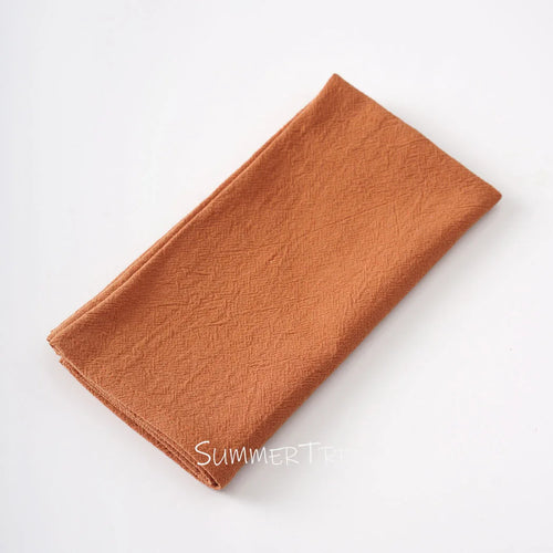 Serviette de table coton lot 24 style mediterraneen - vue 5 sur 6