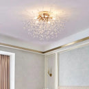 plafonnier nordique en cristal forme pissenlit lustre moderne décoratif