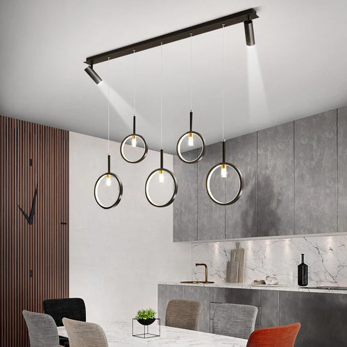 suspension moderne à led pour intérieur élégant et design - vue 3 sur 10