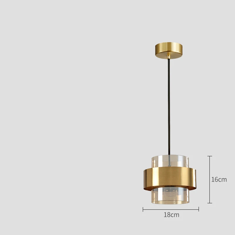 suspension moderne en verre pour décoration intérieure élégante - vue 8 sur 8