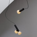 suspension moderne en verre pour éclairage créatif intérieur