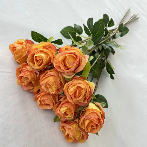bouquet de roses artificielles pour décoration de mariage et jardin - vue 11 sur 11