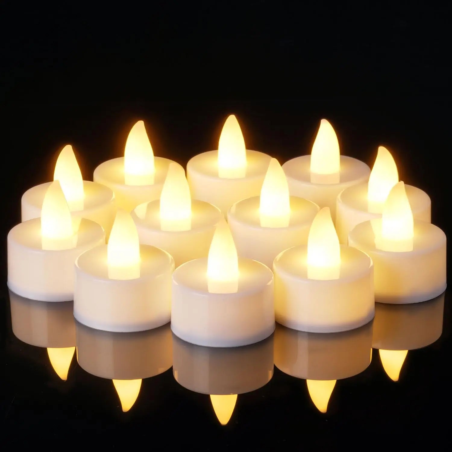 lot de 24 bougies led créatives pour halloween et noël - vue 1 sur 7