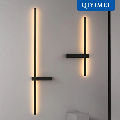 applique murale led minimaliste en aluminium pour éclairage intérieur - vue 2 sur 18