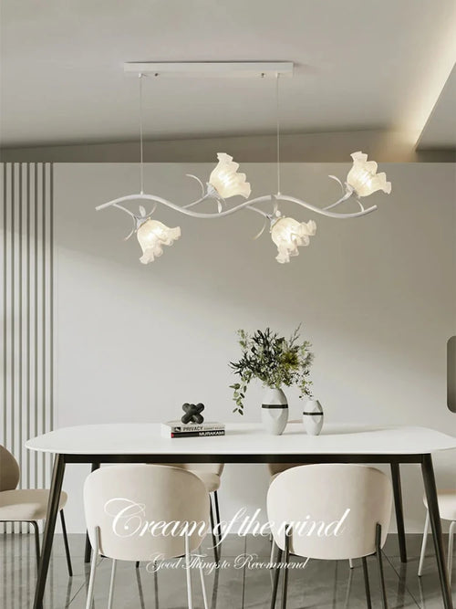suspension à fleurs de style pastoral pour décoration intérieure - vue 7 sur 14