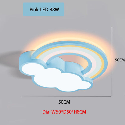 plafonnier led nuage lumière moderne pour chambre enfant - vue 10 sur 9