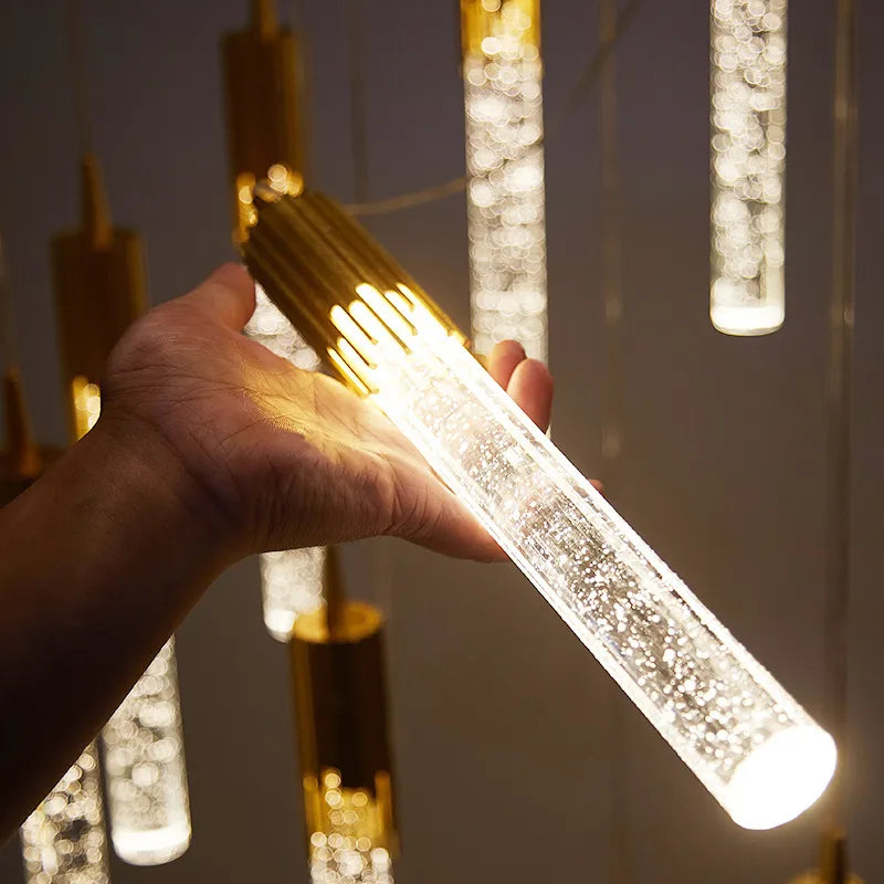 Suspension en cristal de luxe pour décoration intérieure - vue 4 sur 22