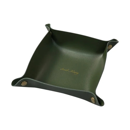 boîte de rangement en cuir pour bureau et accessoires - vue 16 sur 20