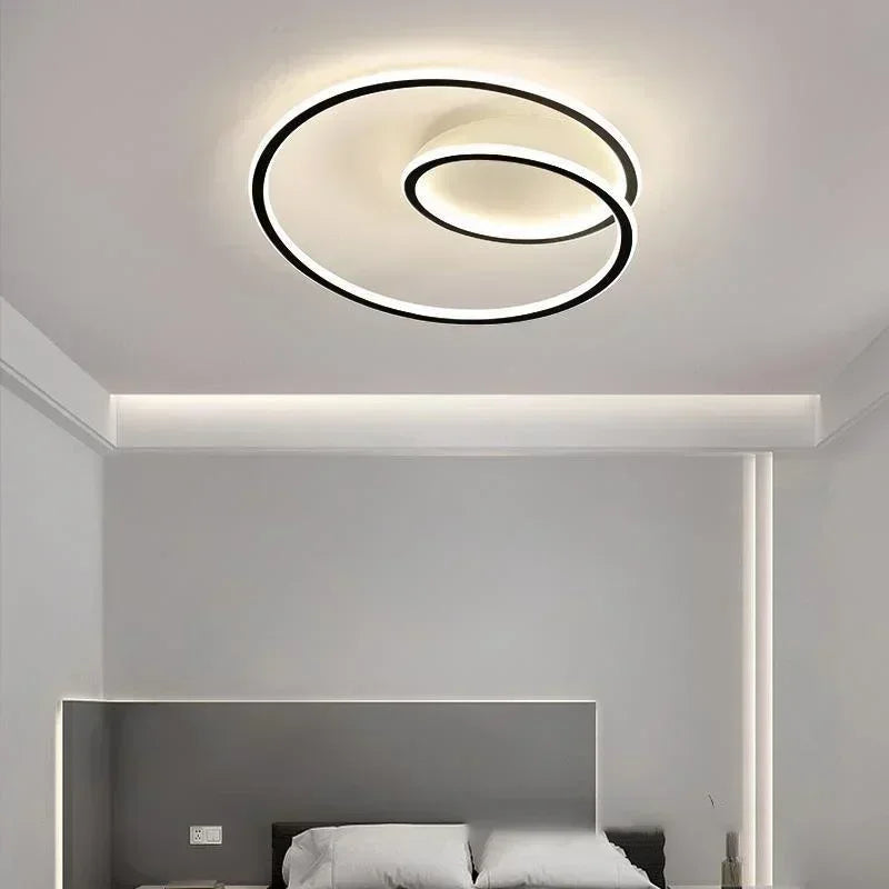 lustre moderne à leds pour décoration intérieure élégante - vue 3 sur 8